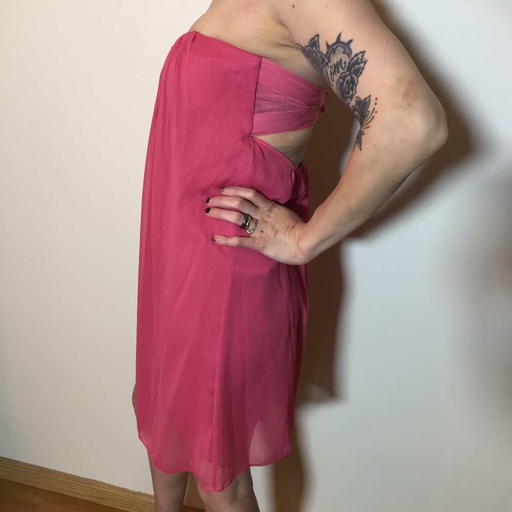 Strapless Bra Back Closure Dress